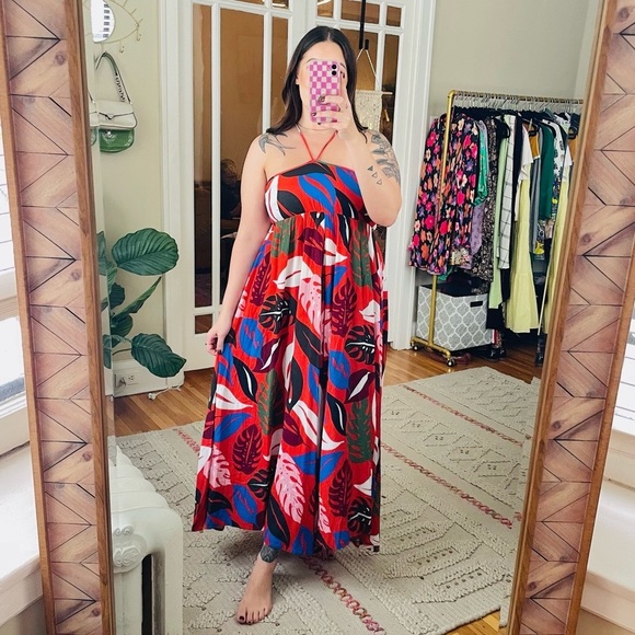 Rachel Pally Maternity Halter Maxi Dress - Picture 1 of 6